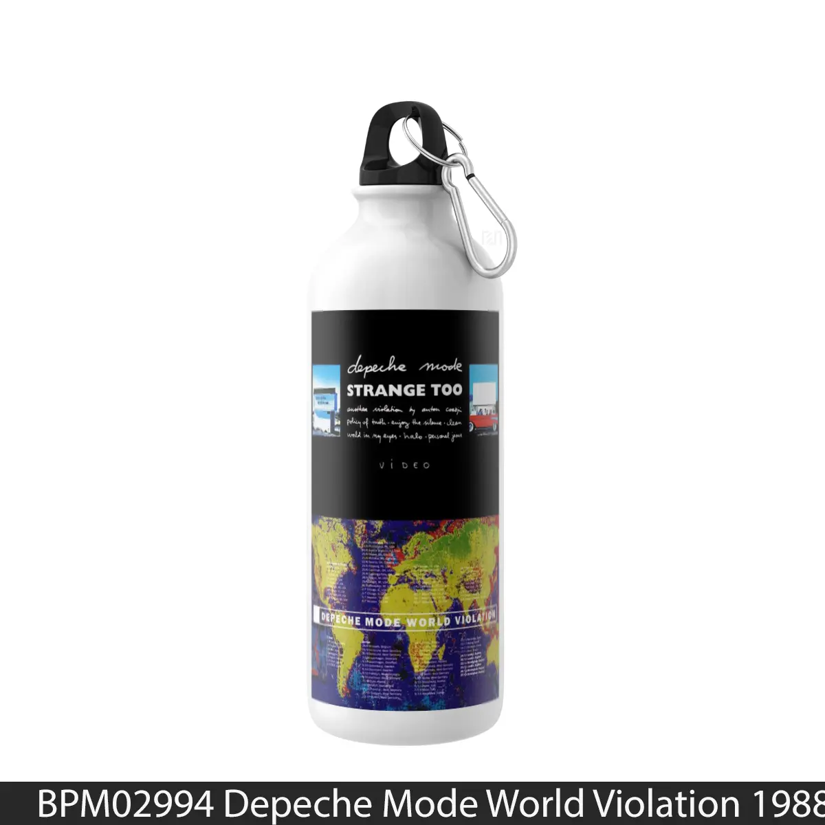 Botol Depeche Mode World Violation 1988 World Tour Poste - Music Sport Bottle
