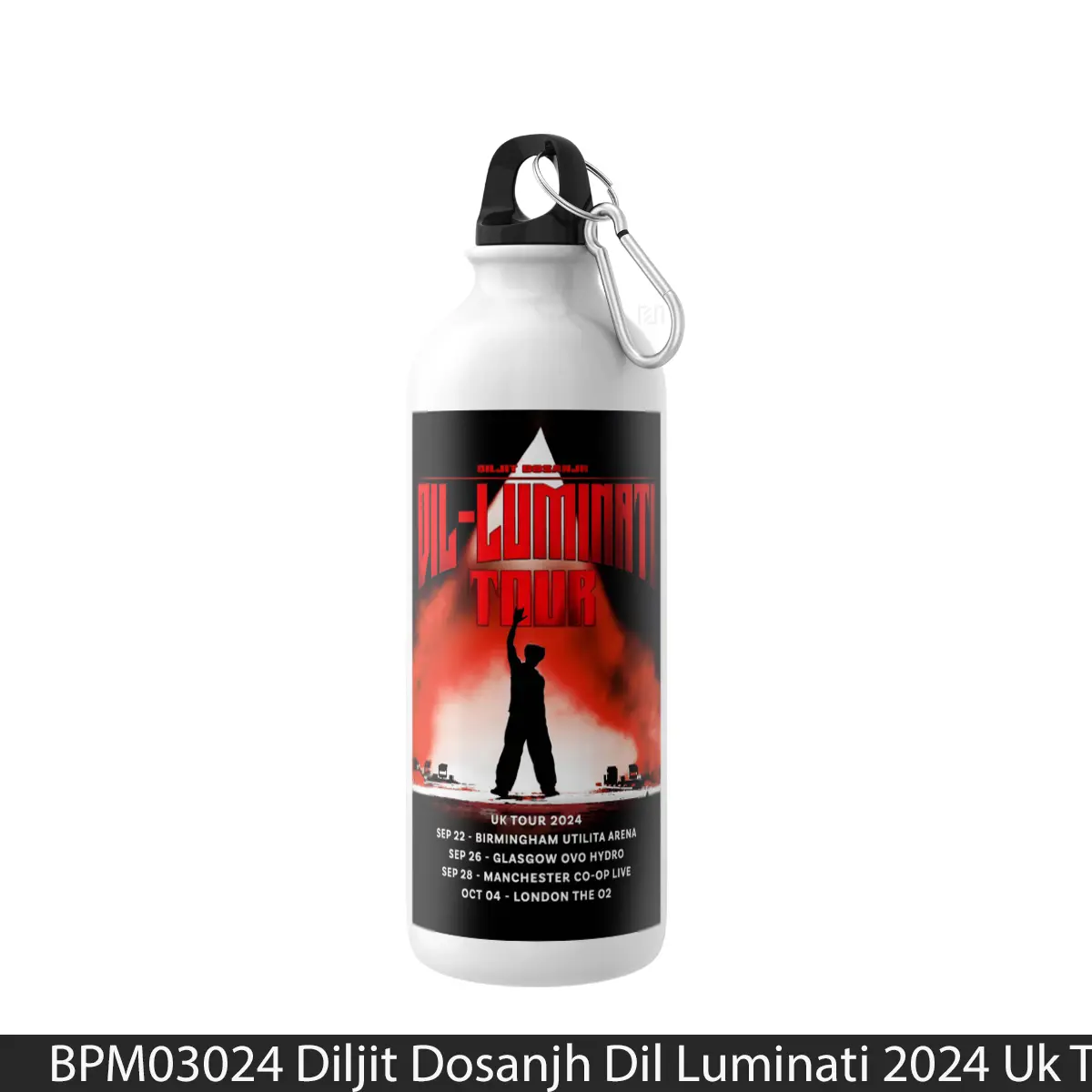 Botol Diljit Dosanjh Dil Luminati 2024 Uk Tour 1 - Music Sport Bottle