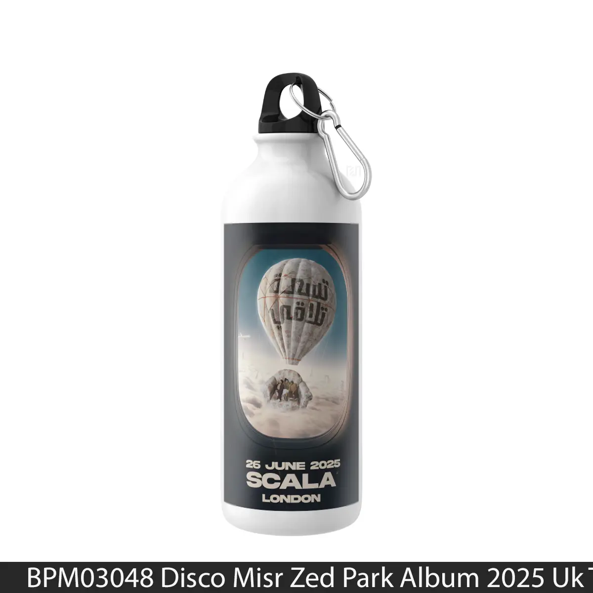 Botol Disco Misr Zed Park Album 2025 Uk Tour - Music Sport Bottle