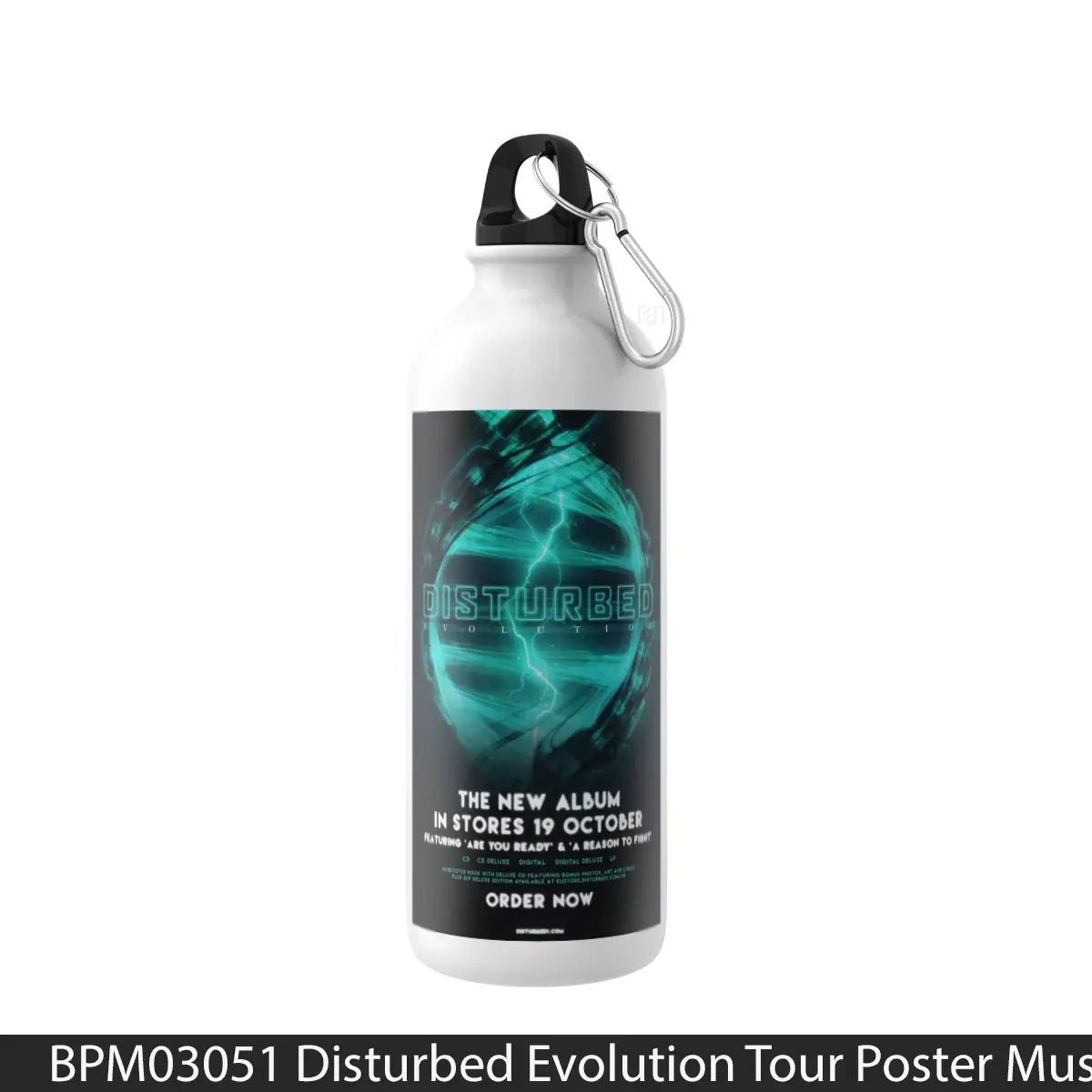 Botol Disturbed Evolution Tour - Music Sport Bottle