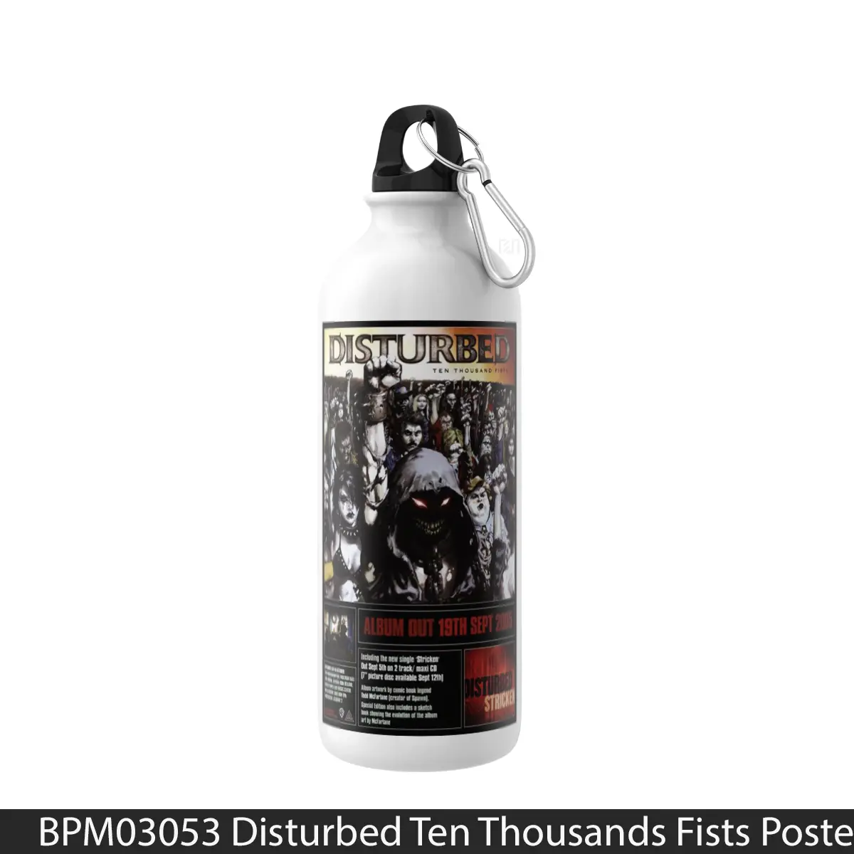 Botol Disturbed Ten Thousands Fists - Music Sport Bottle