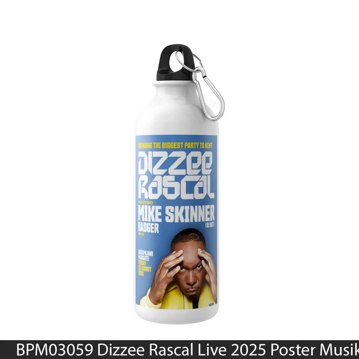 Botol Dizzee Rascal Live 2025 - Music Sport Bottle