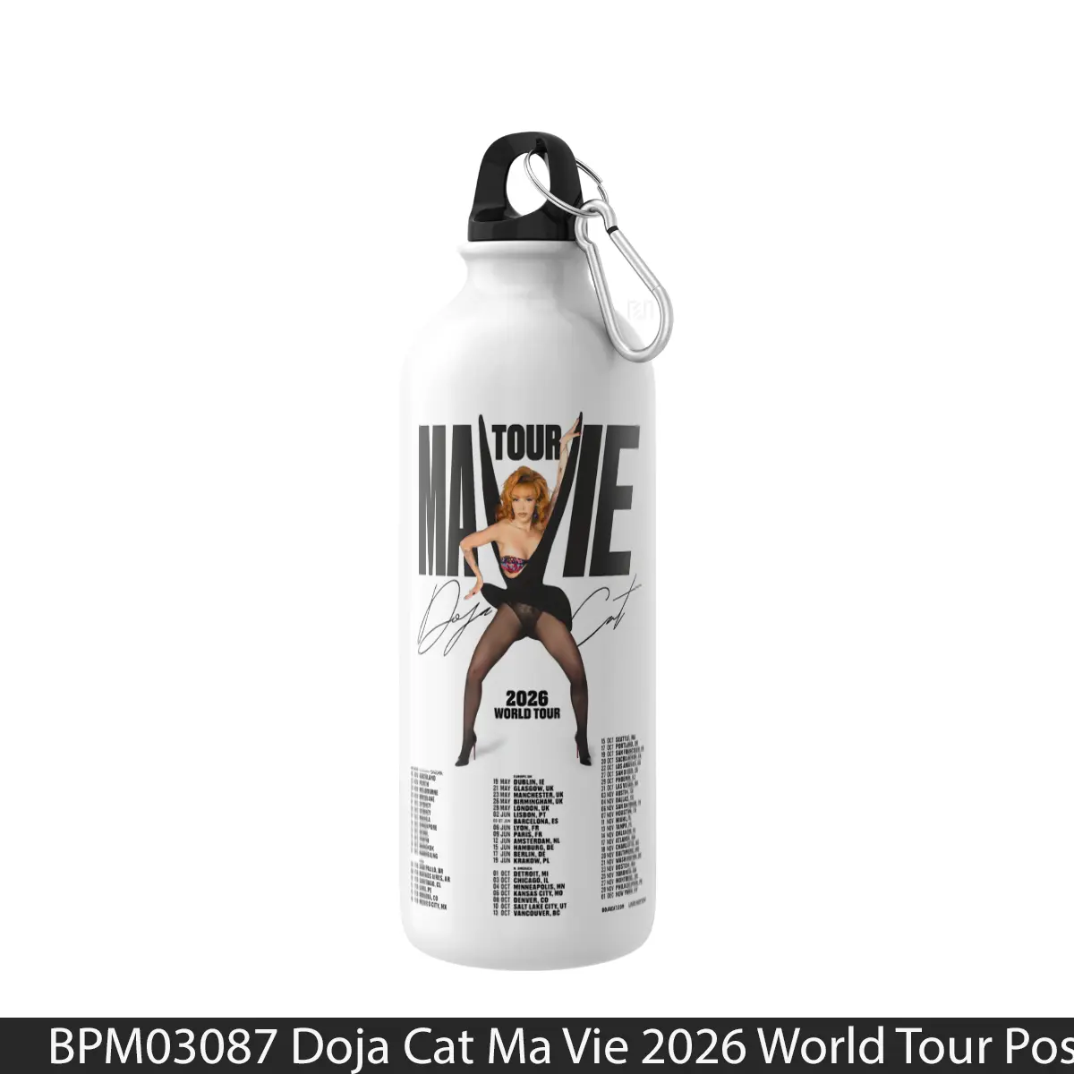 Botol Doja Cat Ma Vie 2026 World Tour - Music Sport Bottle