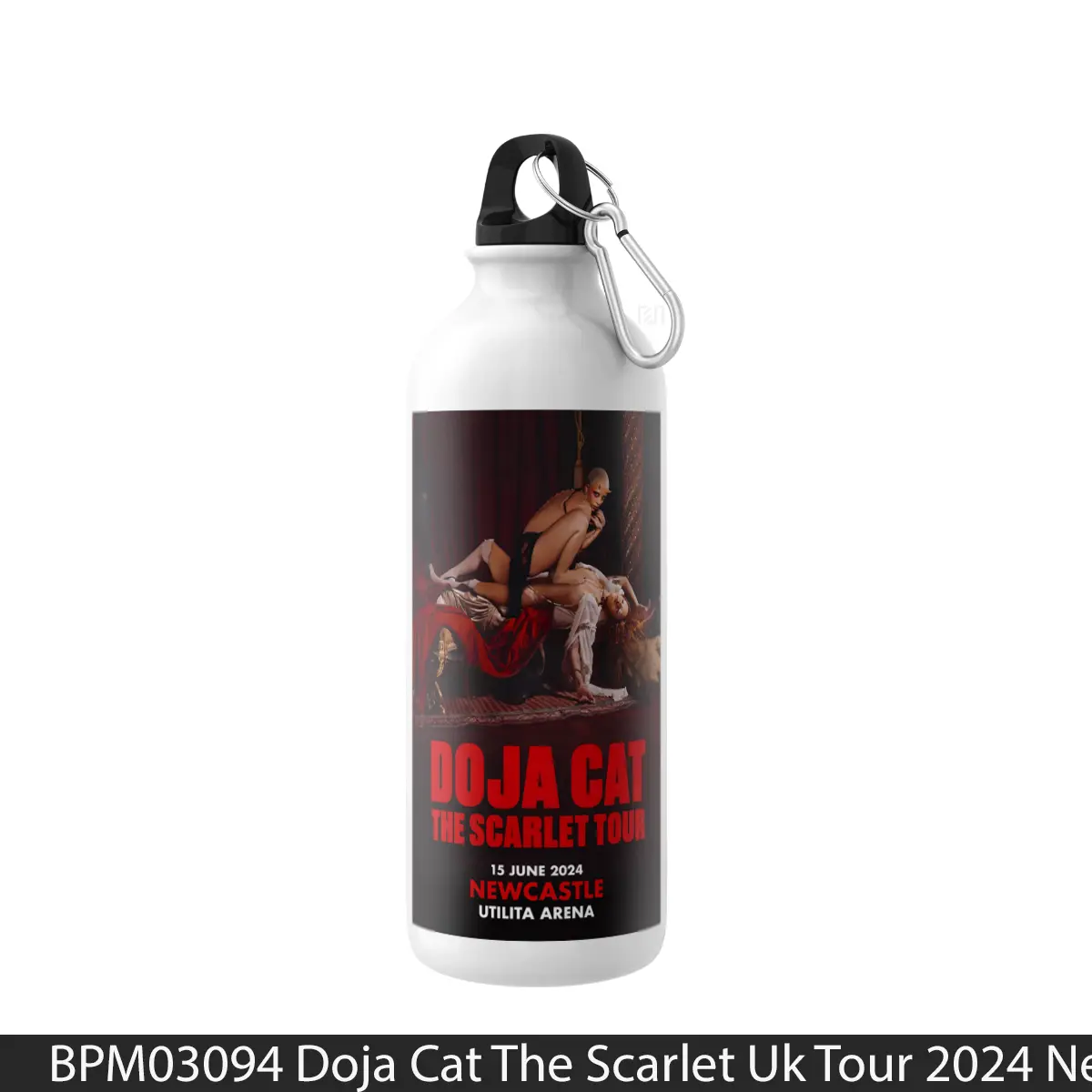 Botol Doja Cat The Scarlet Uk Tour 2024 Newcastle - Music Sport Bottle