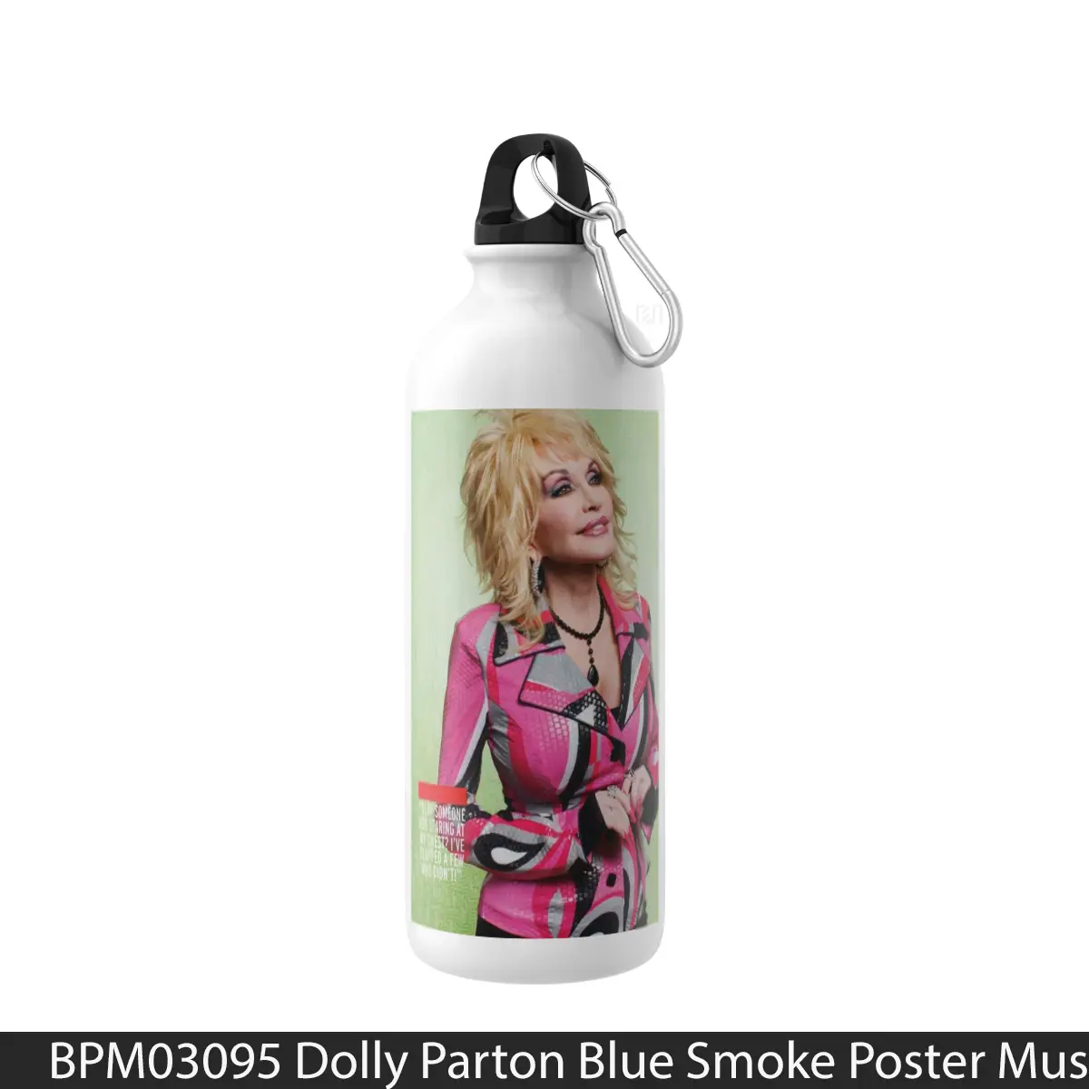 Botol Dolly Parton Blue Smoke - Music Sport Bottle