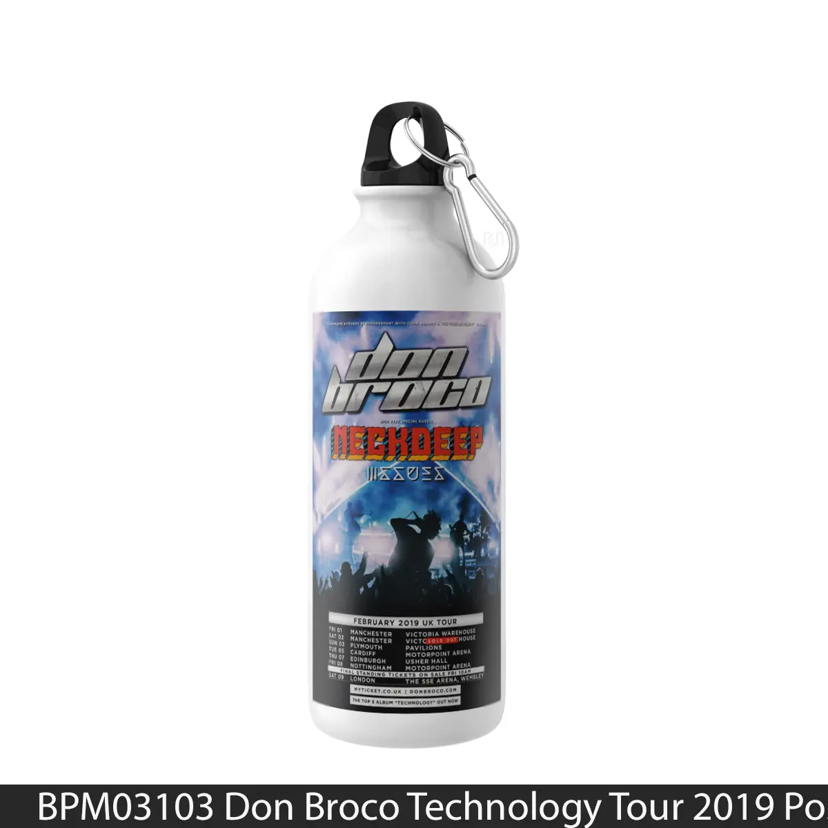 Botol Don Broco Technology Tour 2019 - Music Sport Bottle