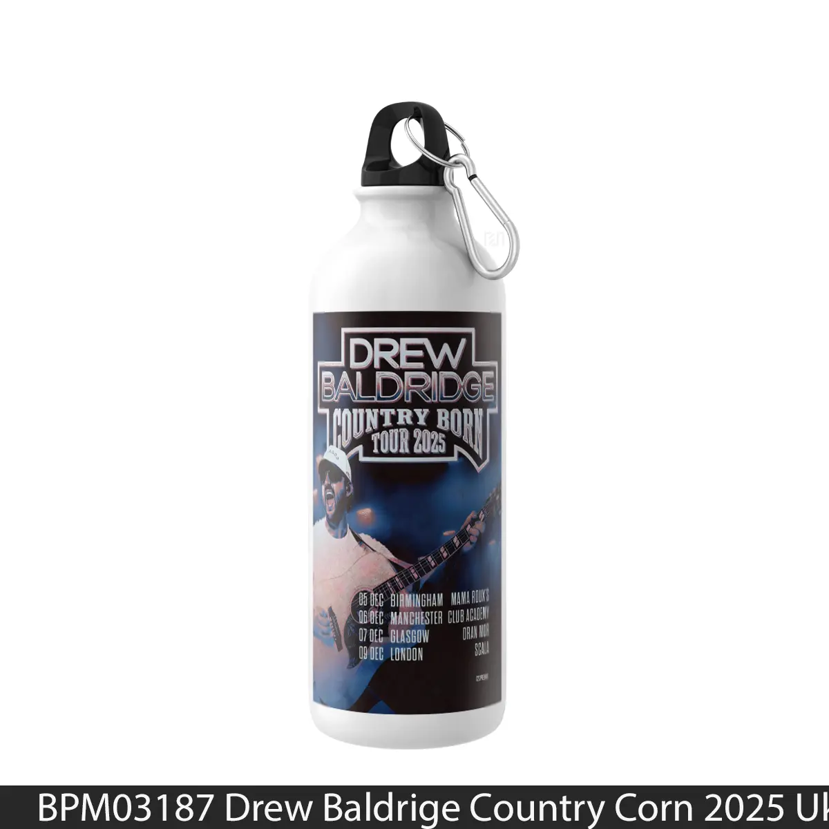 Botol Drew Baldrige Country Corn 2025 Uk Tour - Music Sport Bottle