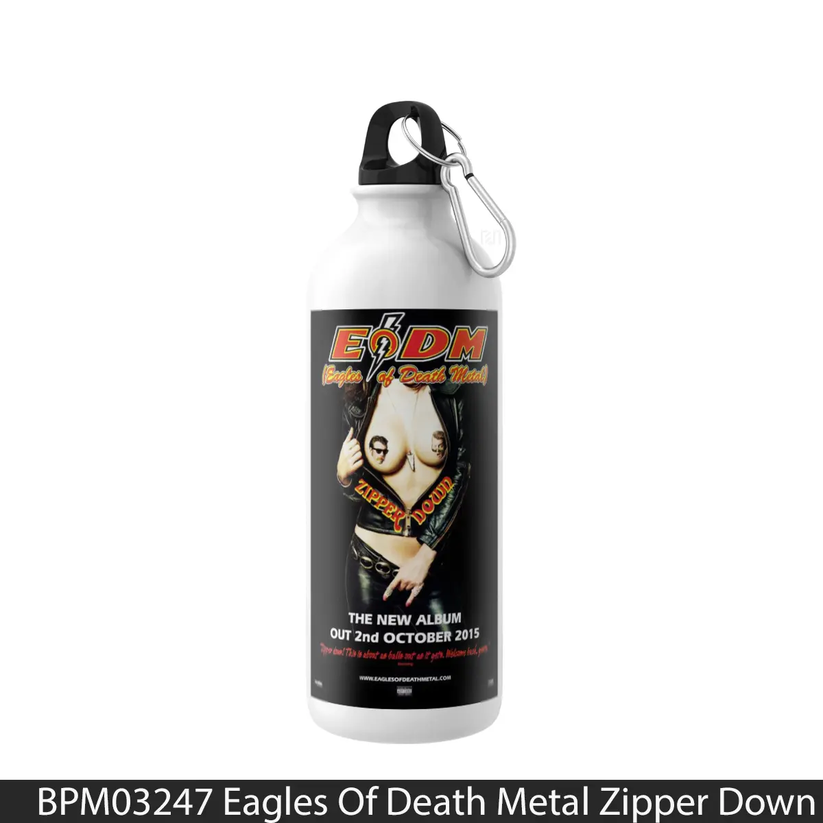 Botol Eagles Of Death Metal Zipper Down - Music Sport Bottle