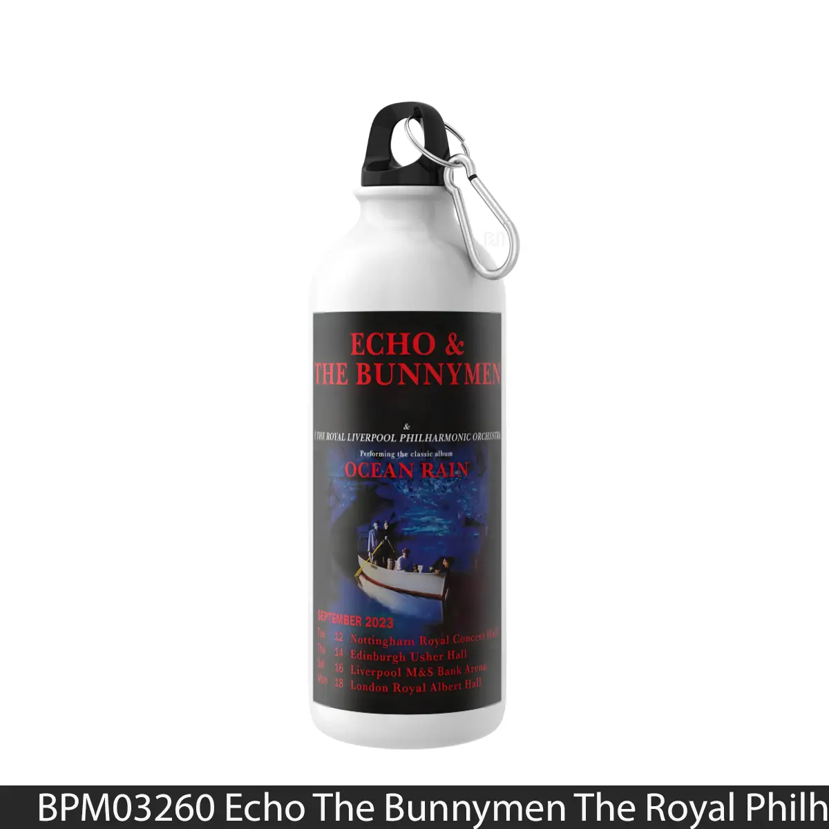 Botol Echo The Bunnymen The Royal Philharmonic Orchestra 2023 Uk Tour - Music Sport Bottle