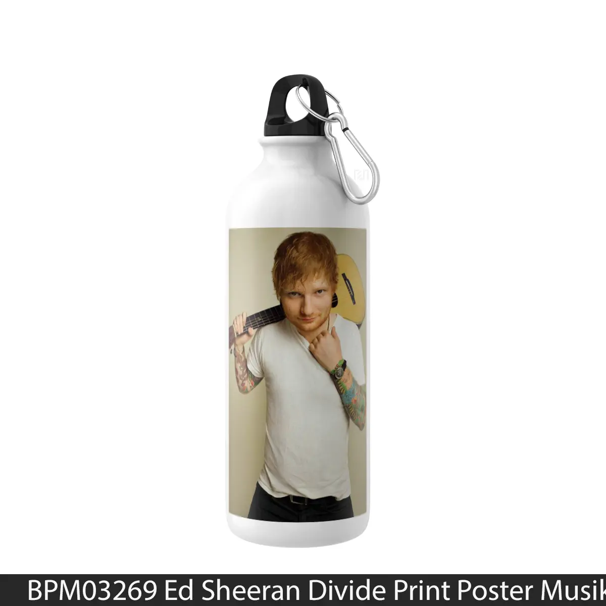 Botol Ed Sheeran Divide Print - Music Sport Bottle