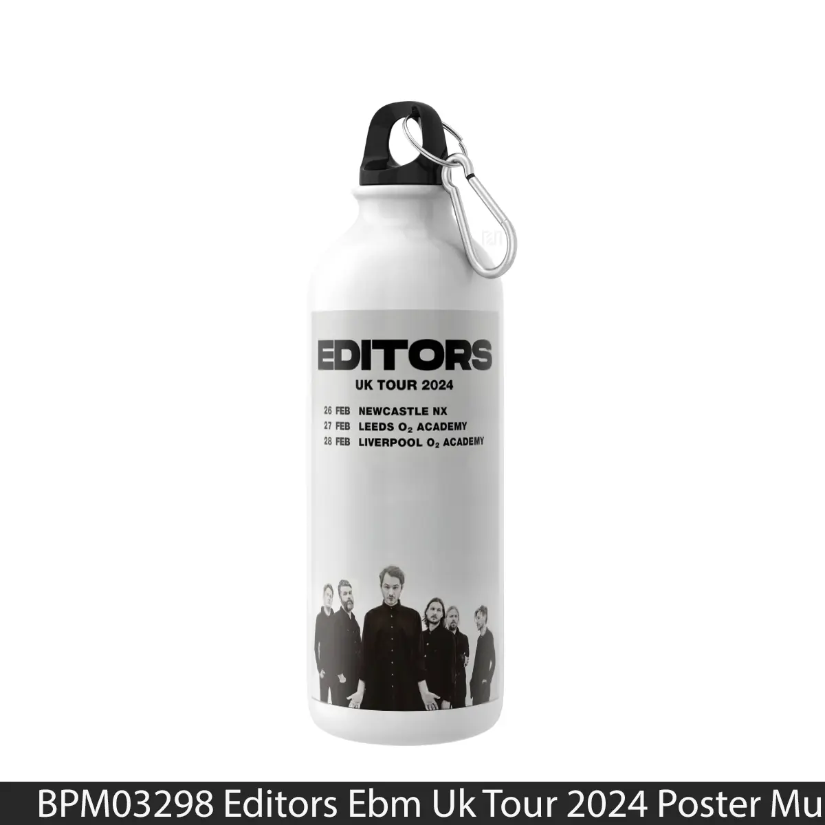 Botol Editors Ebm Uk Tour 2024 - Music Sport Bottle