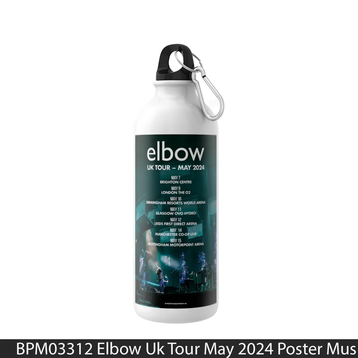 Botol Elbow Uk Tour May 2024 - Music Sport Bottle