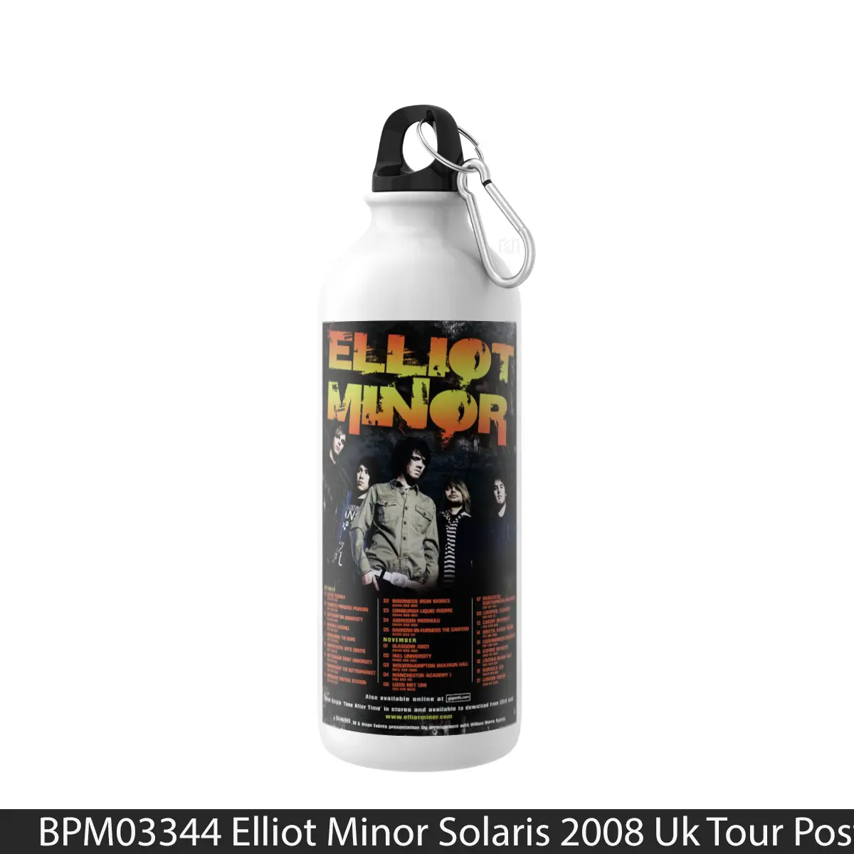 Botol Elliot Minor Solaris 2008 Uk Tour - Music Sport Bottle