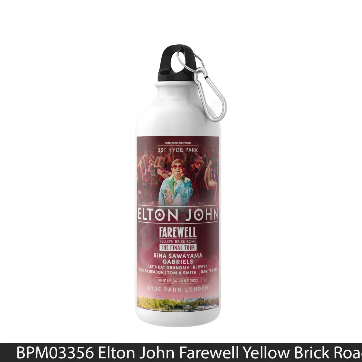 Botol Elton John Farewell Yellow Brick Road Bst Hyde Park - Music Sport Bottle