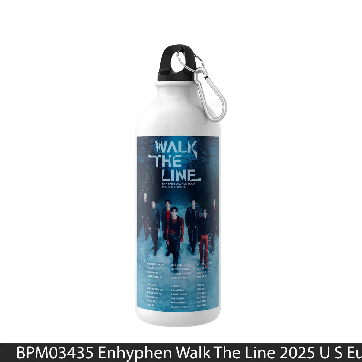 Botol Enhyphen Walk The Line 2025 U S Europe - Music Sport Bottle