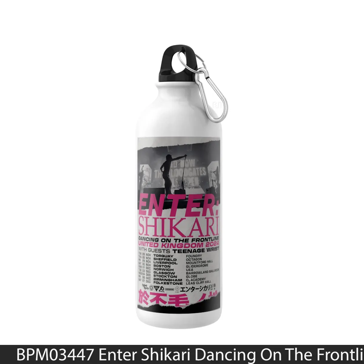 Botol Enter Shikari Dancing On The Frontline Uk Tour 2024 - Music Sport Bottle