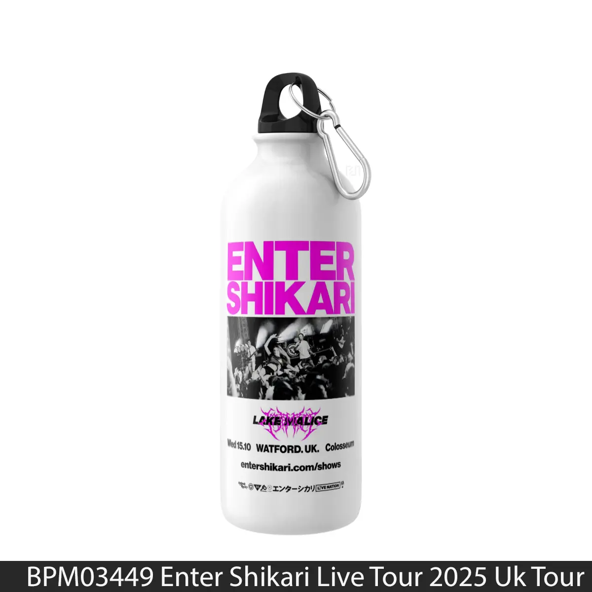 Botol Enter Shikari Live Tour 2025 Uk Tour - Music Sport Bottle