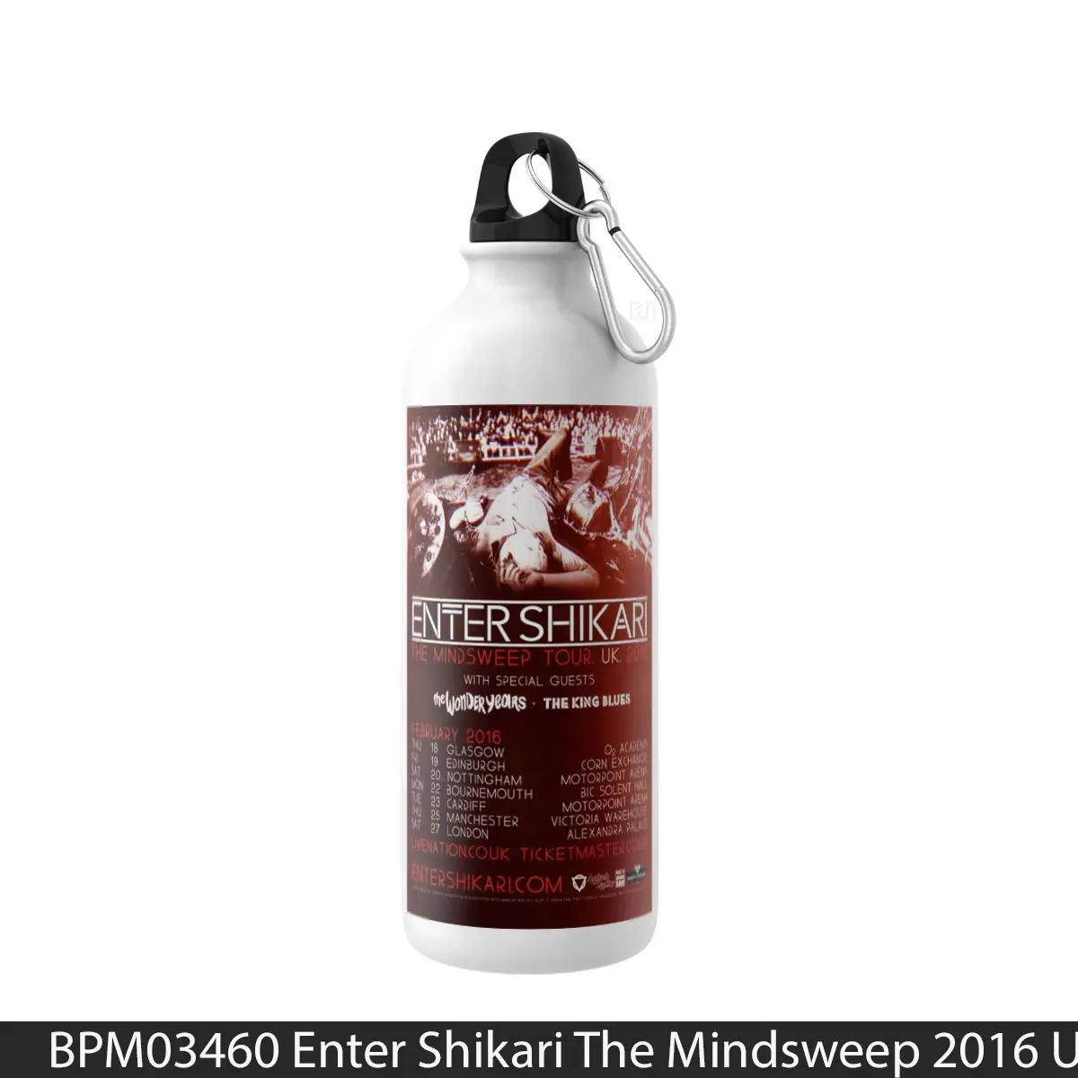 Botol Enter Shikari The Mindsweep 2016 Uk Tour - Music Sport Bottle