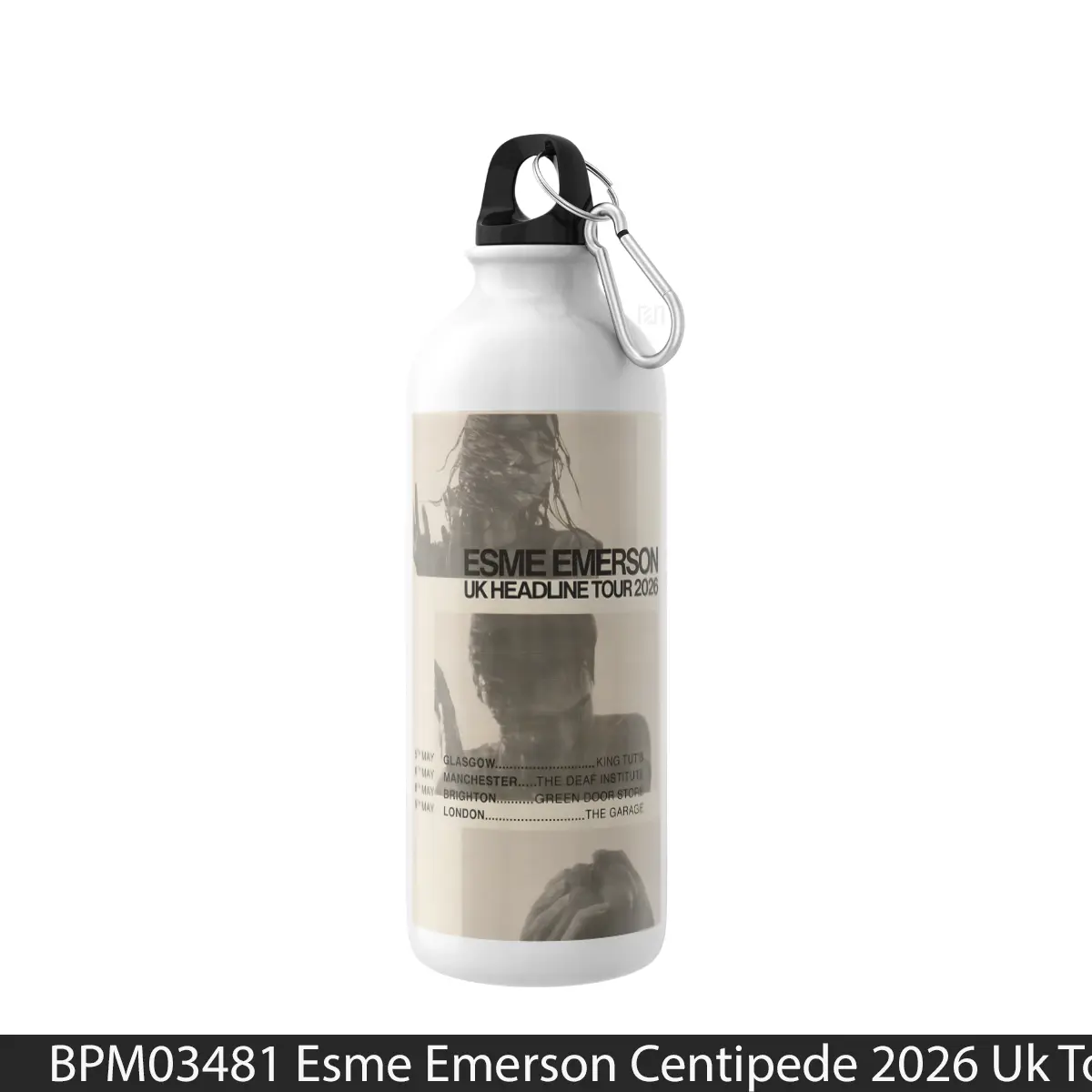 Botol Esme Emerson Centipede 2026 Uk Tour - Music Sport Bottle