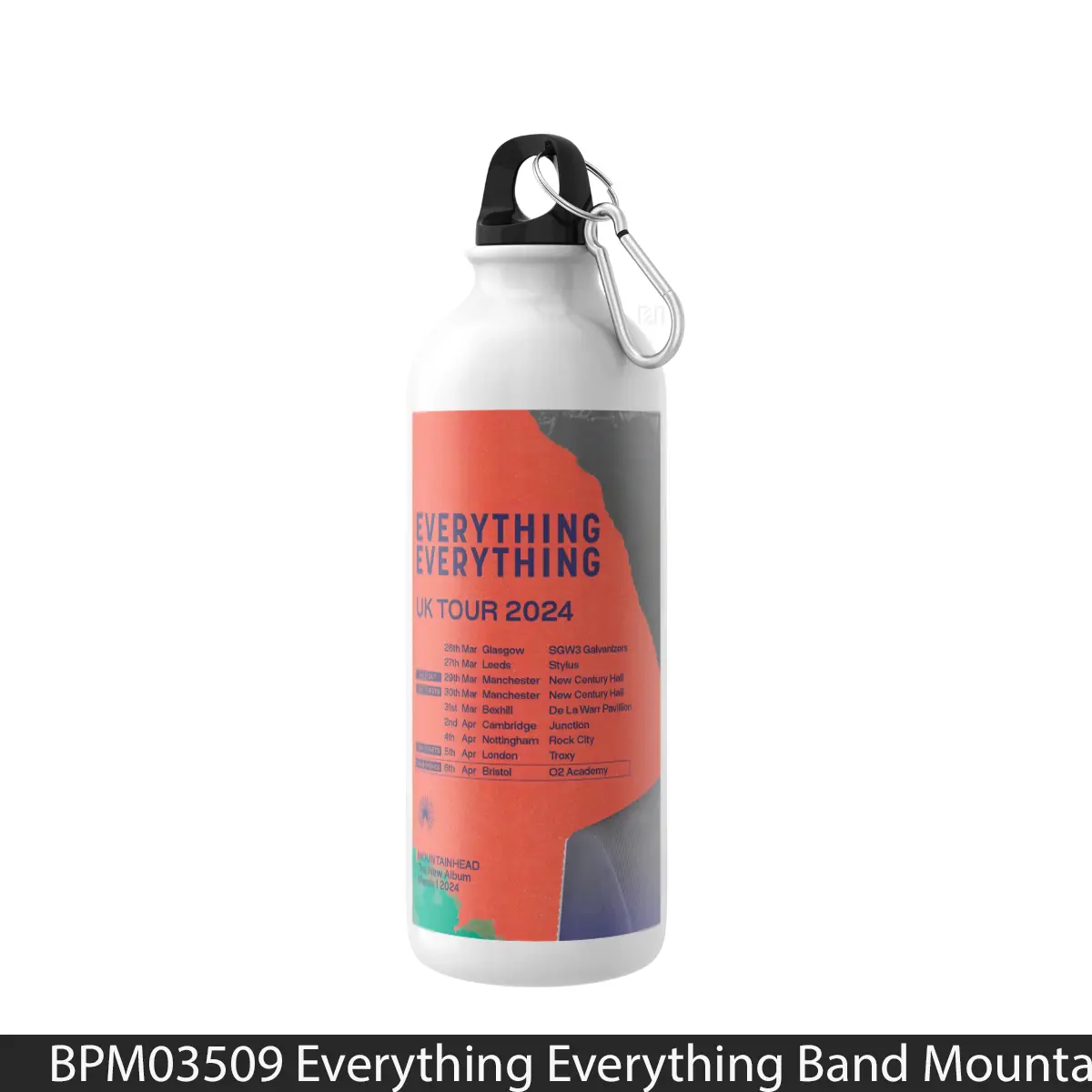 Botol Everything Everything Band Mountainhead 2024 Uk - Music Sport Bottle