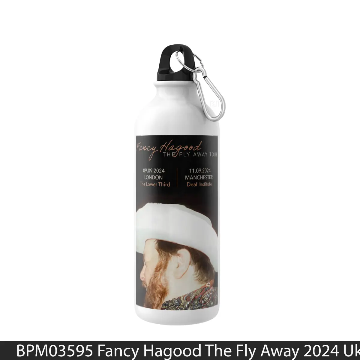 Botol Fancy Hagood The Fly Away 2024 Uk Tour - Music Sport Bottle
