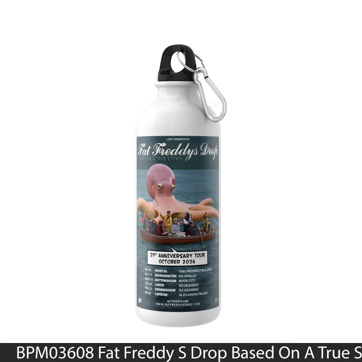 Botol Fat Freddy S Drop Based On A True Story Uk Tour 2026 - Music Sport Bottle