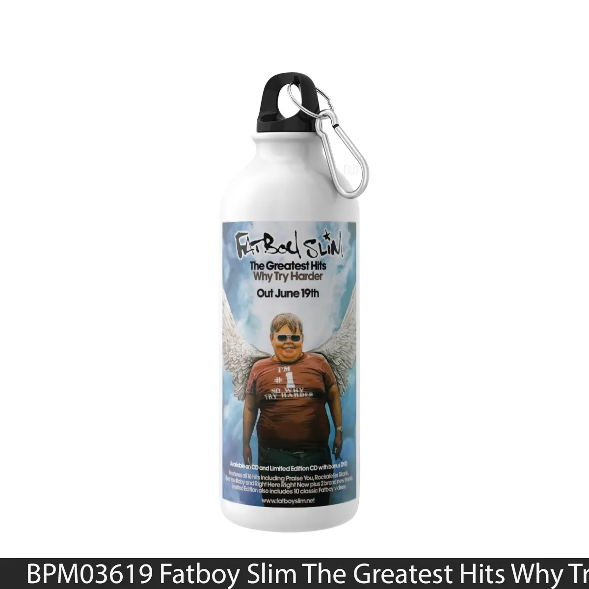 Botol Fatboy Slim The Greatest Hits Why Try Harder - Music Sport Bottle