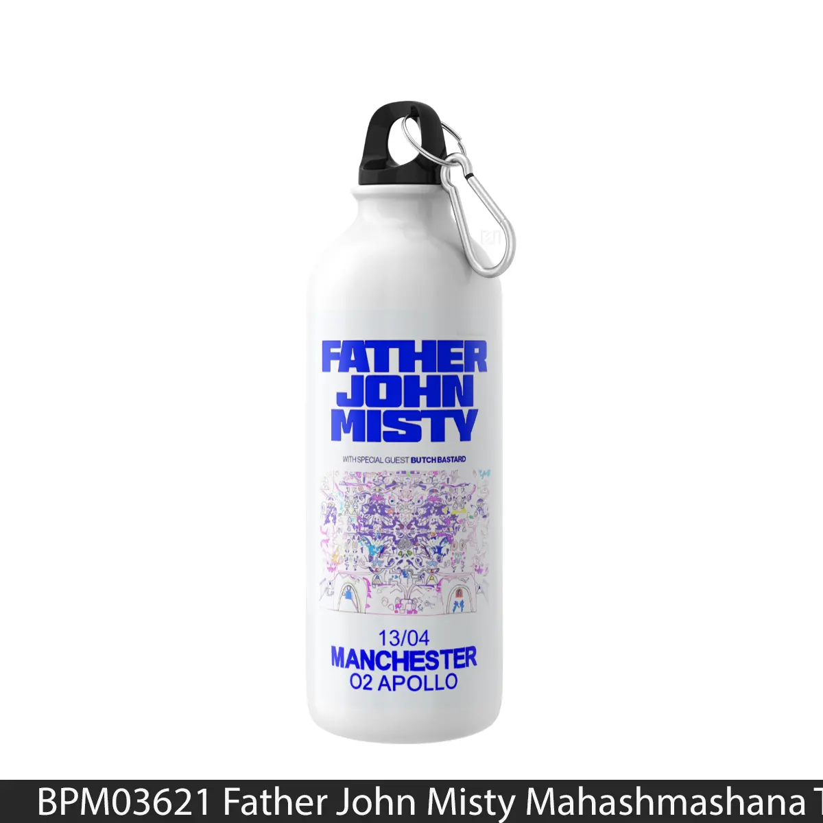 Botol Father John Misty Mahashmashana Tour 2025 Manchester O2 Apollo - Music Sport Bottle