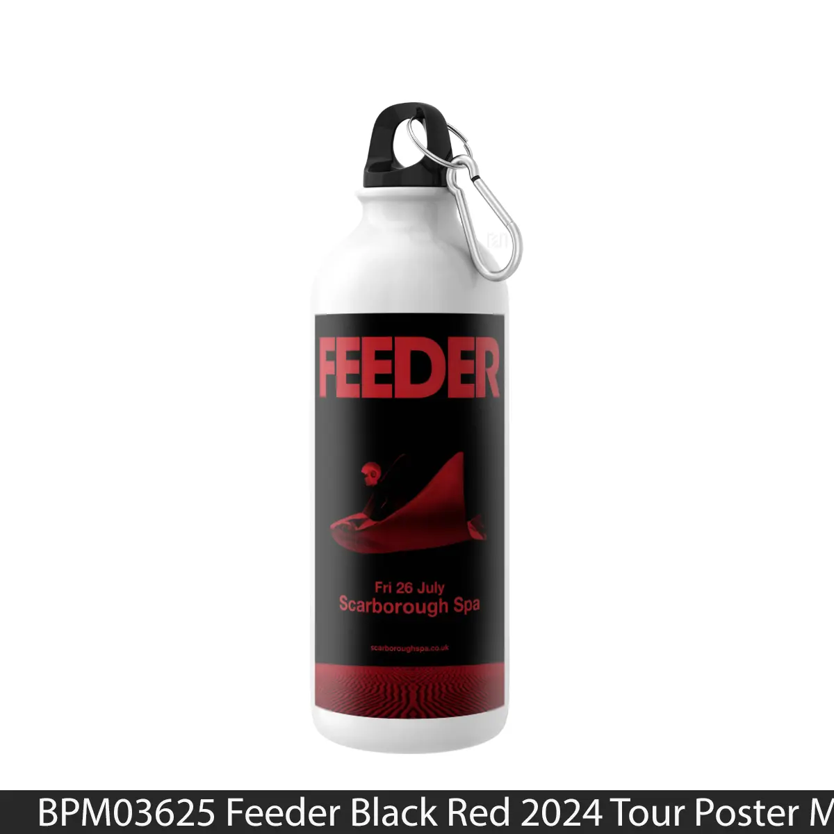 Botol Feeder Black Red 2024 Tour - Music Sport Bottle