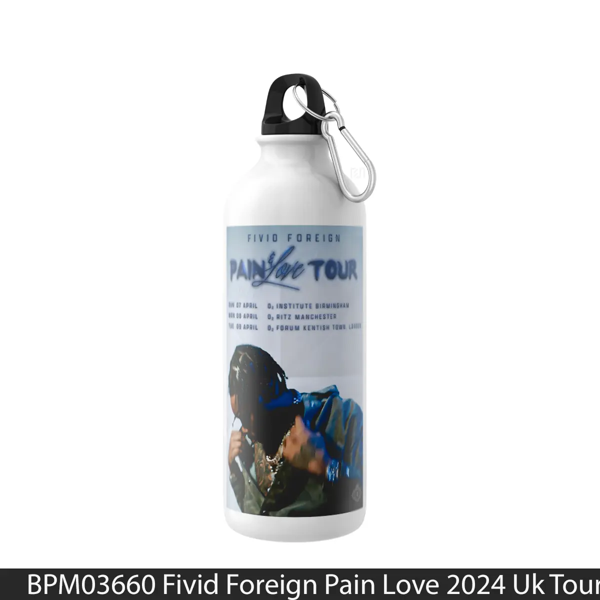 Botol Fivid Foreign Pain Love 2024 Uk Tour - Music Sport Bottle