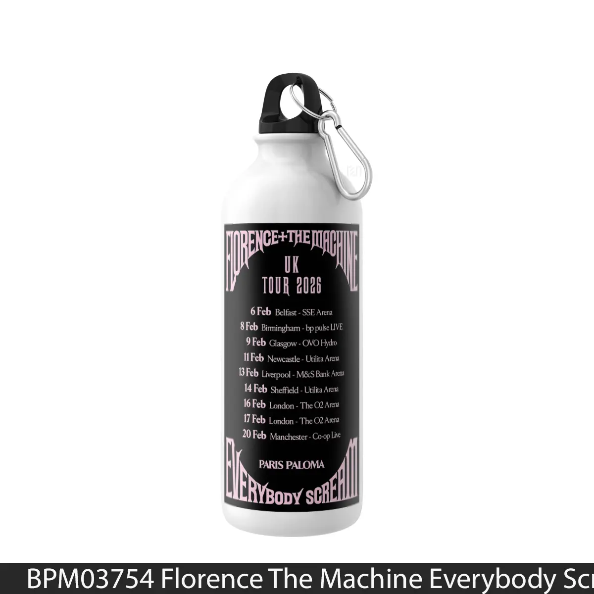 Botol Florence The Machine Everybody Scream 2026 Uk Arena Tour Varian 2 - Music Sport Bottle