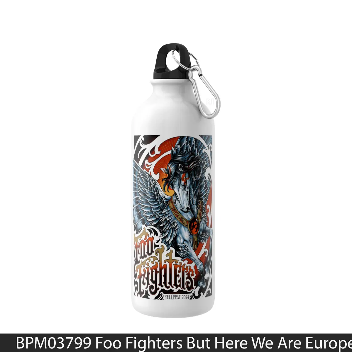 Botol Foo Fighters But Here We Are European Tour Hellfest - Music Sport Bottle