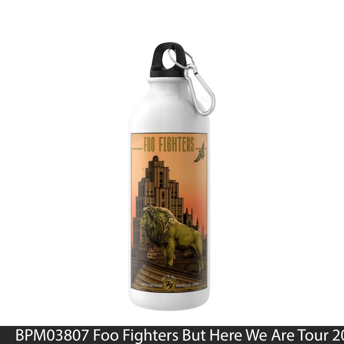 Botol Foo Fighters But Here We Are Tour 2023 Montreal - Music Sport Bottle