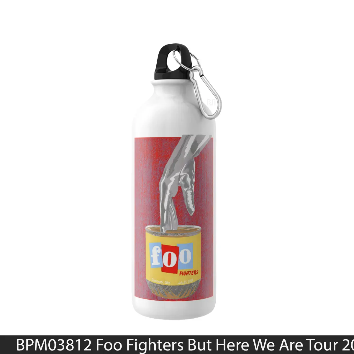 Botol Foo Fighters But Here We Are Tour 2024 Cincinnati Great American Ball Park - Music Sport Bottle