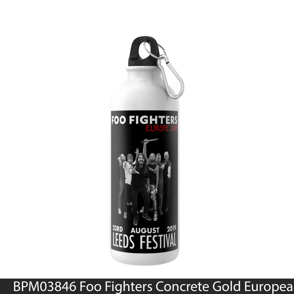 Botol Foo Fighters Concrete Gold European Tour 2019 Leeds Festival - Music Sport Bottle