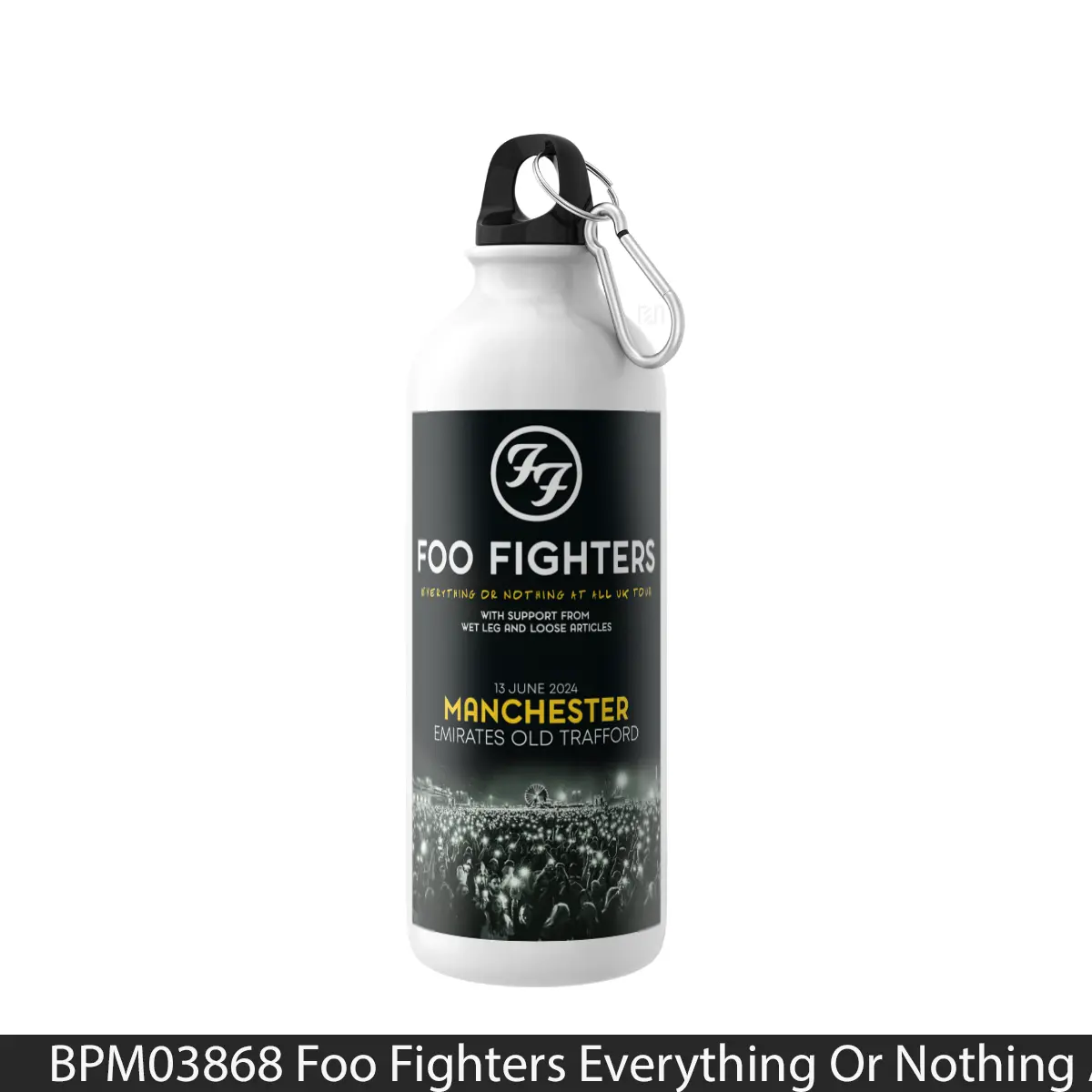 Botol Foo Fighters Everything Or Nothing At All 2024 Uk Tour - Music Sport Bottle