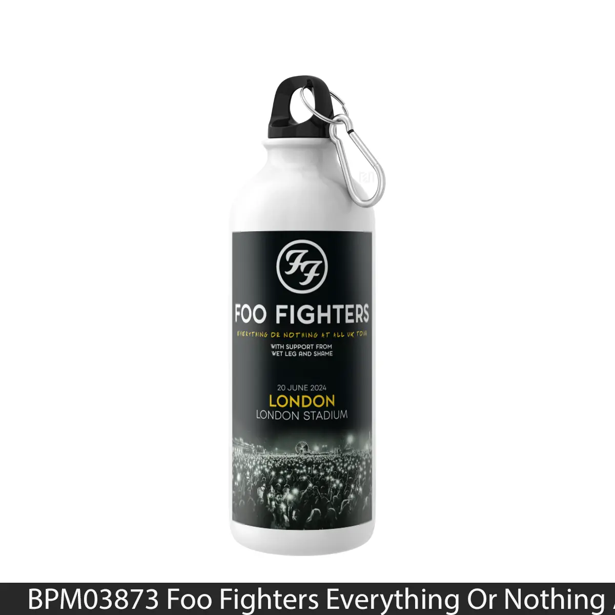 Botol Foo Fighters Everything Or Nothing At All Uk Tour 2024 Manchester - Music Sport Bottle