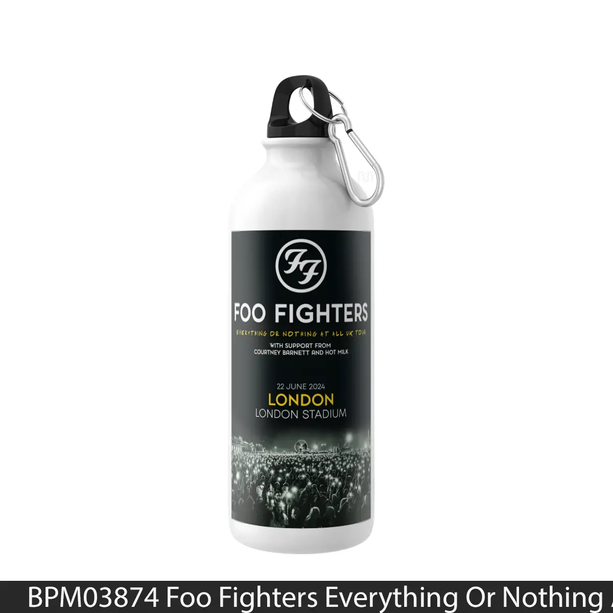 Botol Foo Fighters Everything Or Nothing At All Uk Tour 2024 - Music Sport Bottle