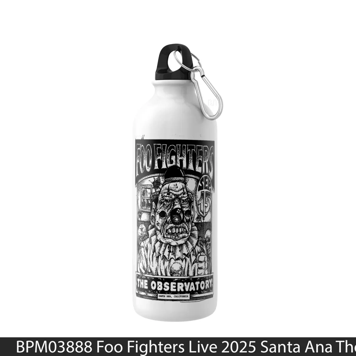 Botol Foo Fighters Live 2025 Santa Ana The Observatory - Music Sport Bottle