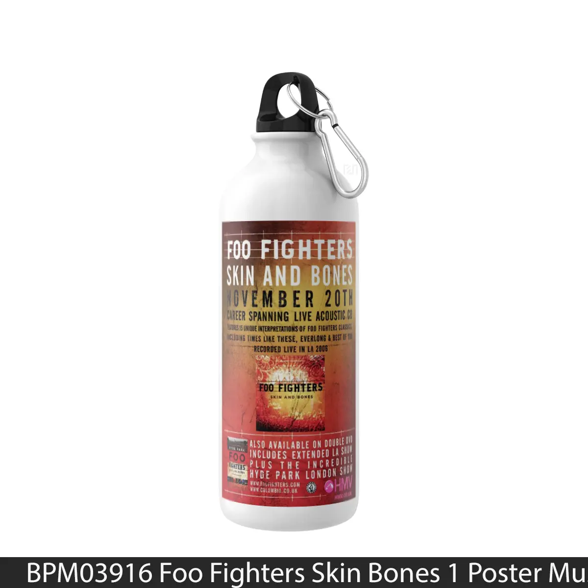 Botol Foo Fighters Skin Bones 1 - Music Sport Bottle