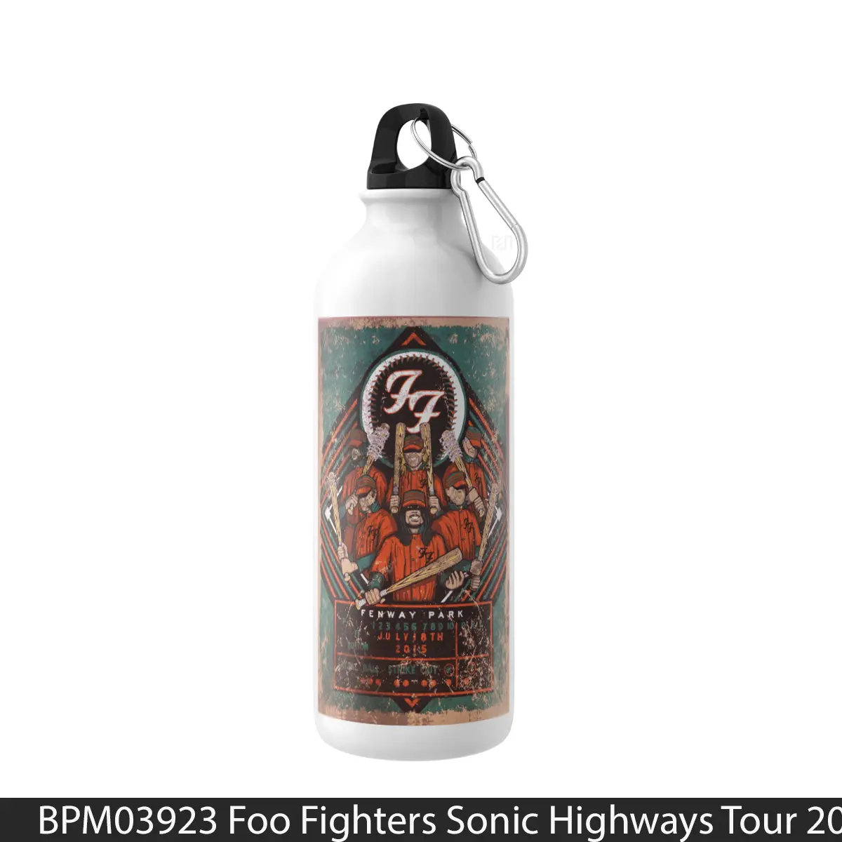 Botol Foo Fighters Sonic Highways Tour 2015 Fenway Park - Music Sport Bottle