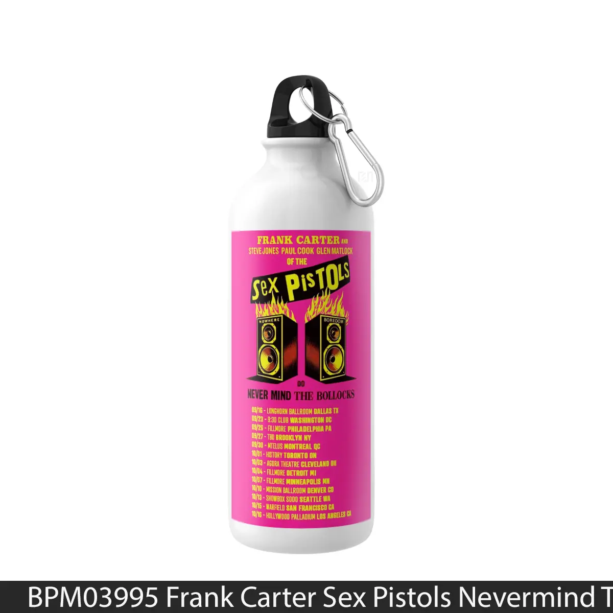 Botol Frank Carter Sex Pistols Nevermind The Bollocks 1 - Music Sport Bottle