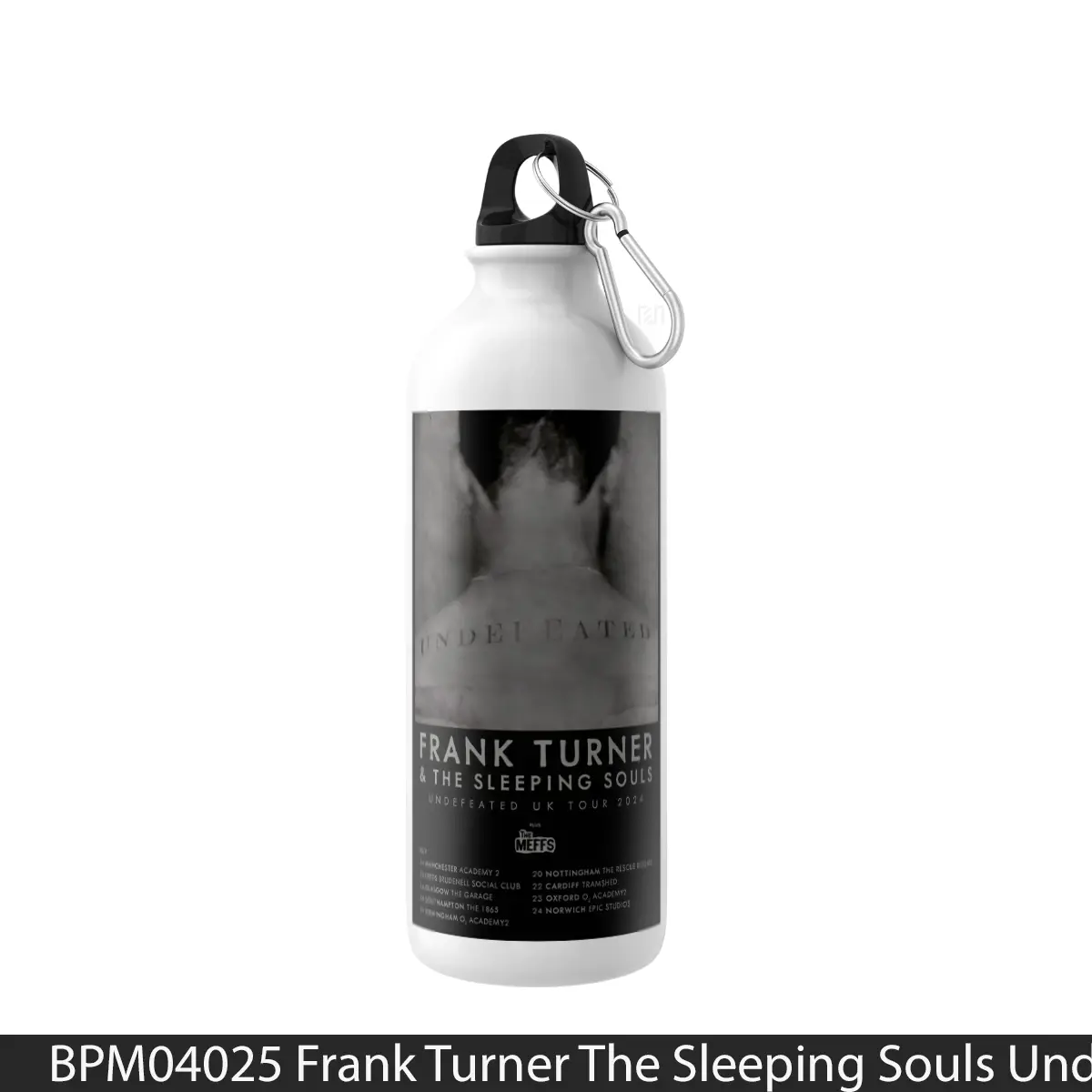 Botol Frank Turner The Sleeping Souls Undefeated 2024 Uk Tour - Music Sport Bottle