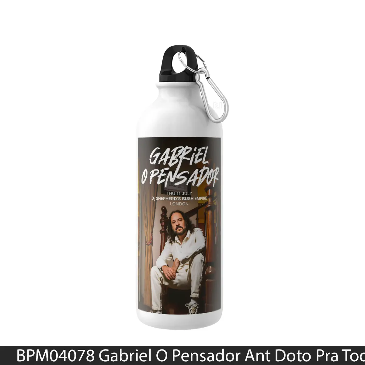 Botol Gabriel O Pensador Ant Doto Pra Todo Tipo De Venen - Music Sport Bottle