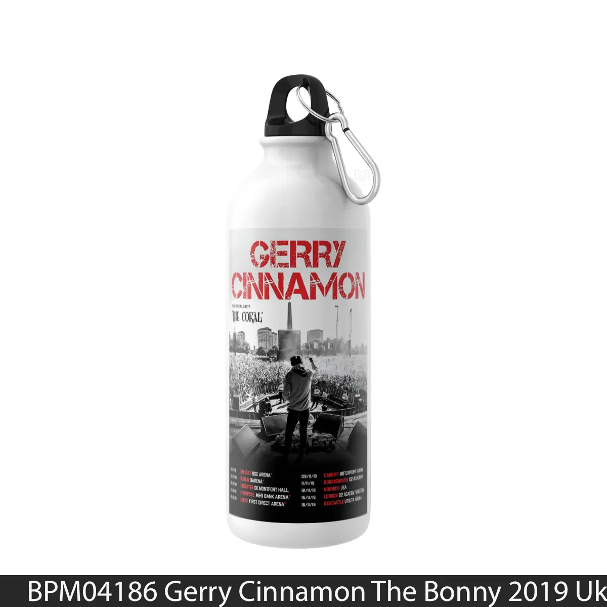 Botol Gerry Cinnamon The Bonny 2019 Uk Tour - Music Sport Bottle