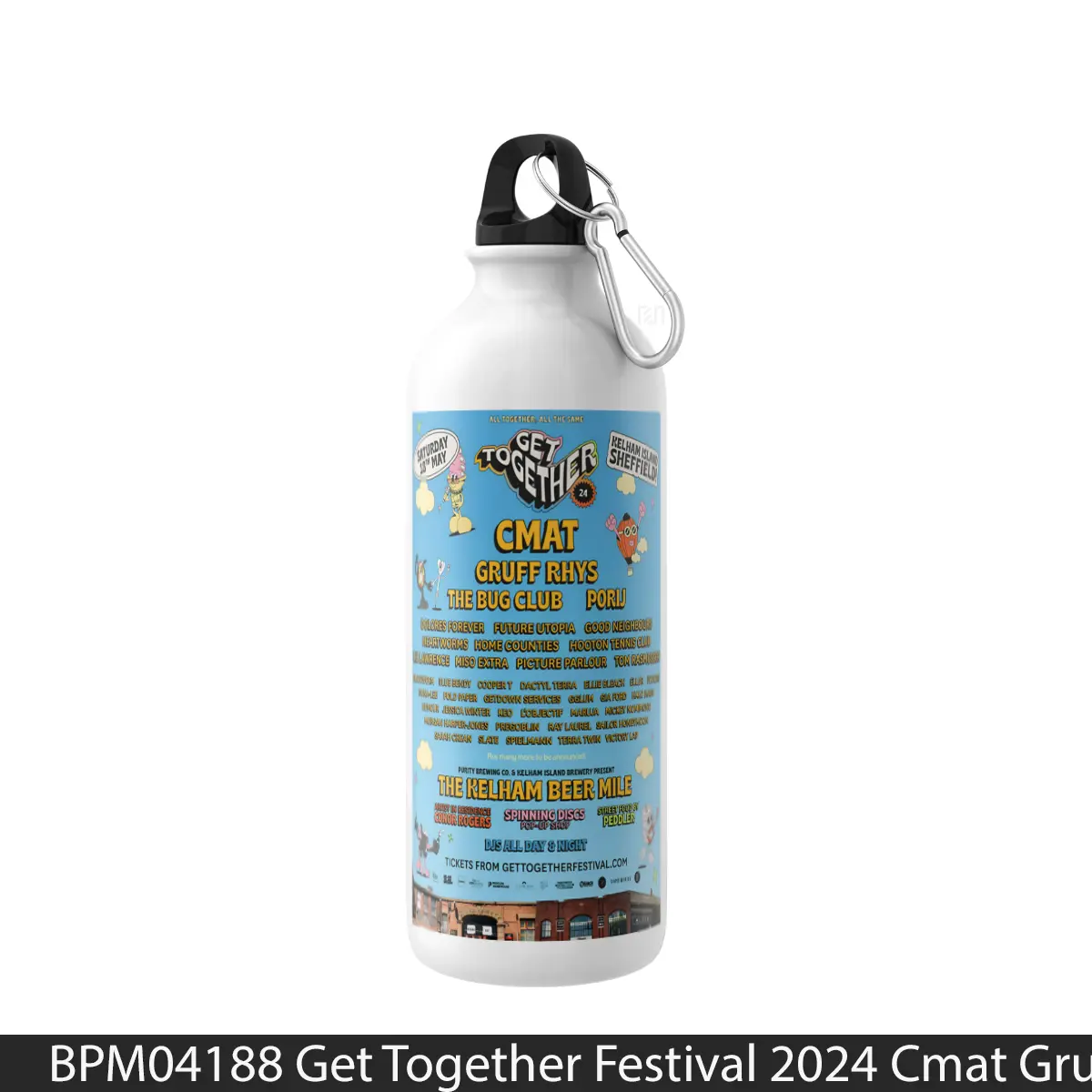 Botol Get Together Festival 2024 Cmat Gruff Rhys The Bug Club Line Up - Music Sport Bottle