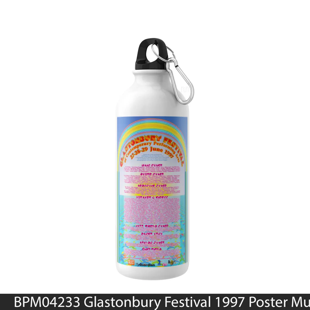 Botol Glastonbury Festival 1997 - Music Sport Bottle