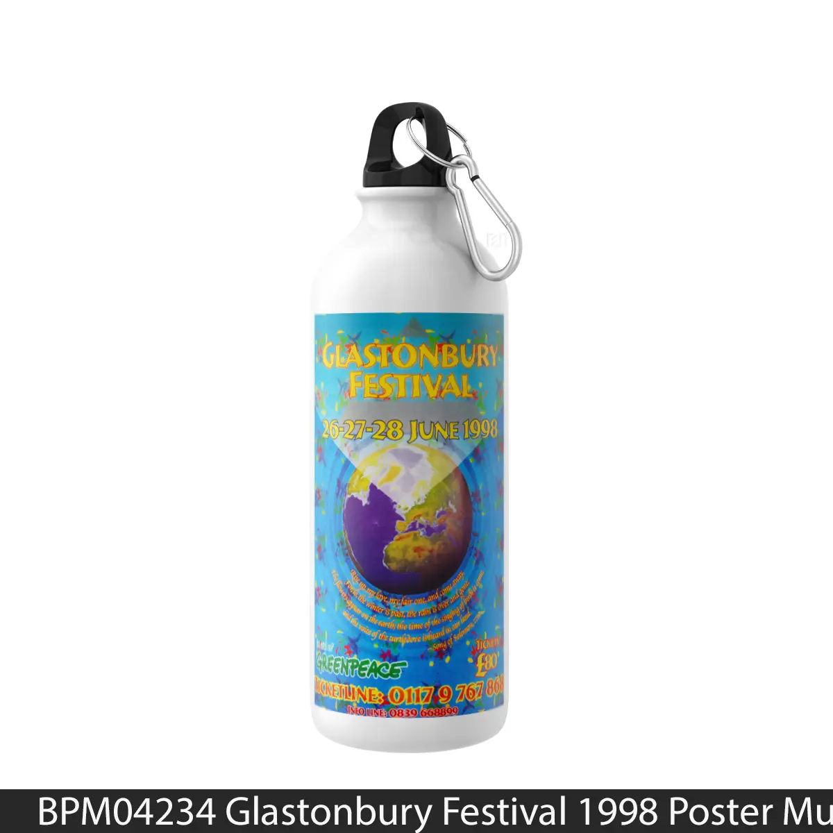 Botol Glastonbury Festival 1998 - Music Sport Bottle