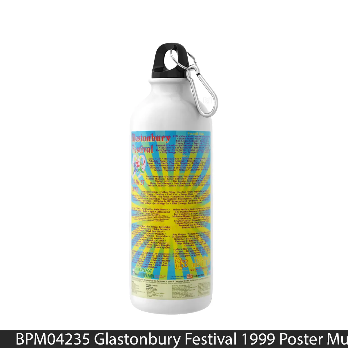 Botol Glastonbury Festival 1999 - Music Sport Bottle