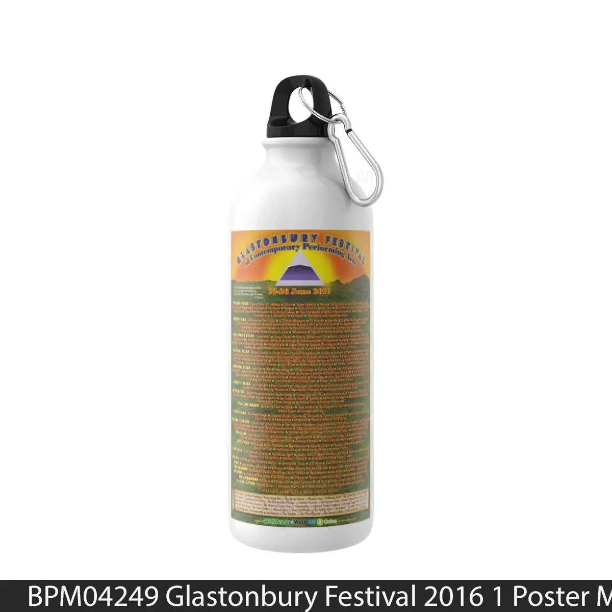 Botol Glastonbury Festival 2016 1 - Music Sport Bottle
